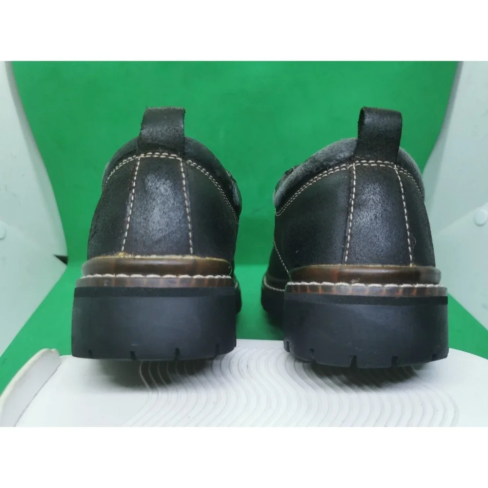 Vintage Skechers Shoes Womens Size 8 Leather Oxford Platform Chunky Jammer Y2K